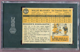 1960 Topps Baseball #316 Willie McCovey Giants SGC 3.5 VG+ 496468