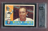 1960 Topps Baseball #289 Willie Jones Reds GAI 8 NM/MT 496501