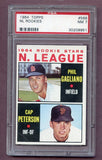 1964 Topps Baseball #568 Cap Peterson Giants PSA 7 NM 496517