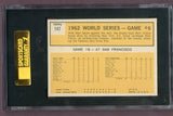 1963 Topps Baseball #147 World Series Game 6 Billy Pierce SGC 8 NM/MT 496524