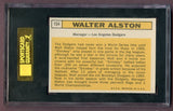 1963 Topps Baseball #154 Walt Alston Dodgers SGC 8 NM/MT 496534