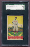 1933 Delong #004 Bill Terry Giants SGC 3 VG 496555