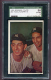 1953 Bowman Color Baseball #093 Phil Rizzuto Billy Martin SGC 6 EX-MT 496556