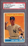 1958 Topps Baseball #061 Darrell Johnson Yankees PSA 6 EX-MT Yellow Letter 496611