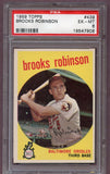 1959 Topps Baseball #439 Brooks Robinson Orioles PSA 6 EX-MT 496624