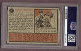 1962 Topps Baseball #005 Sandy Koufax Dodgers PSA 3 VG 496645