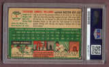 1954 Topps Baseball #001 Ted Williams Red Sox PSA 2 GD 496651