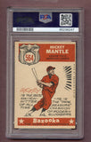 1959 Topps Baseball #564 Mickey Mantle A.S. Yankees PSA 4 VG-EX 496654