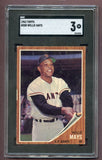 1962 Topps Baseball #300 Willie Mays Giants SGC 3 VG 496675