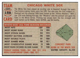 1956 Topps Baseball #188 Chicago White Sox Team EX-MT 496732