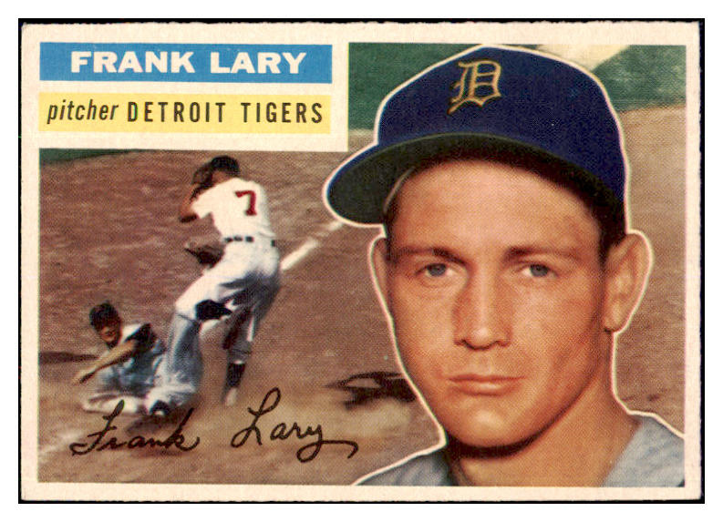 1956 Topps Baseball #191 Frank Lary Tigers NR-MT 496736