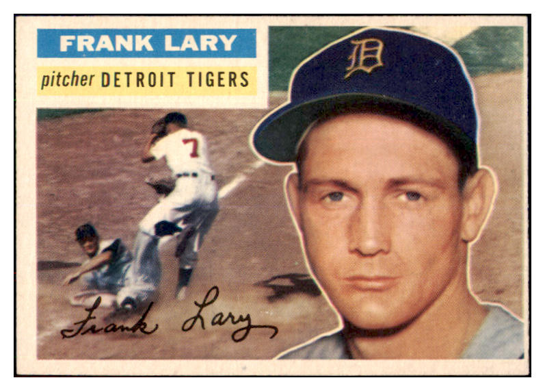 1956 Topps Baseball #191 Frank Lary Tigers EX-MT 496739