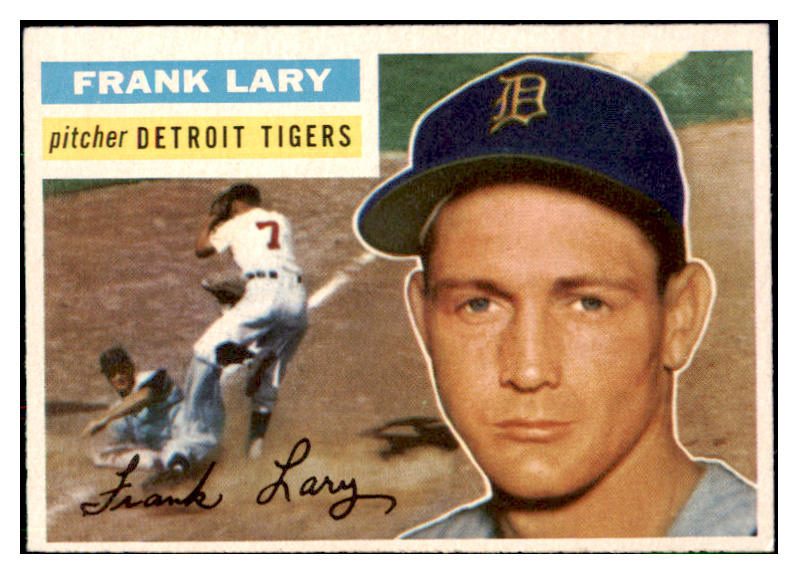 1956 Topps Baseball #191 Frank Lary Tigers EX-MT 496740