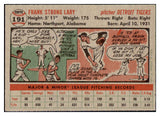 1956 Topps Baseball #191 Frank Lary Tigers EX-MT 496740