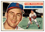 1956 Topps Baseball #196 Tom Poholsky Cardinals NR-MT 496743