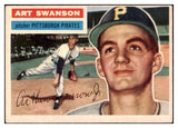 1956 Topps Baseball #204 Art Swanson Pirates EX-MT 496754