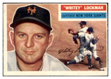 1956 Topps Baseball #205 Whitey Lockman Giants EX-MT 496755