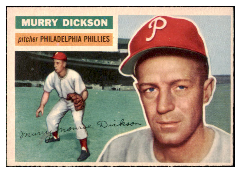 1956 Topps Baseball #211 Murry Dickson Phillies EX-MT 496762