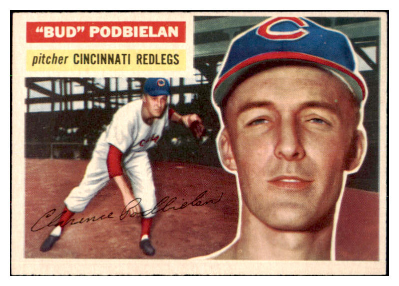 1956 Topps Baseball #224 Bud Podbielan Reds NR-MT 496772