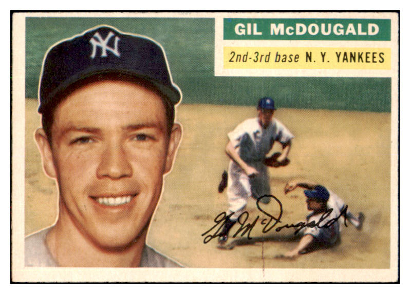 1956 Topps Baseball #225 Gil McDougald Yankees EX-MT 496774