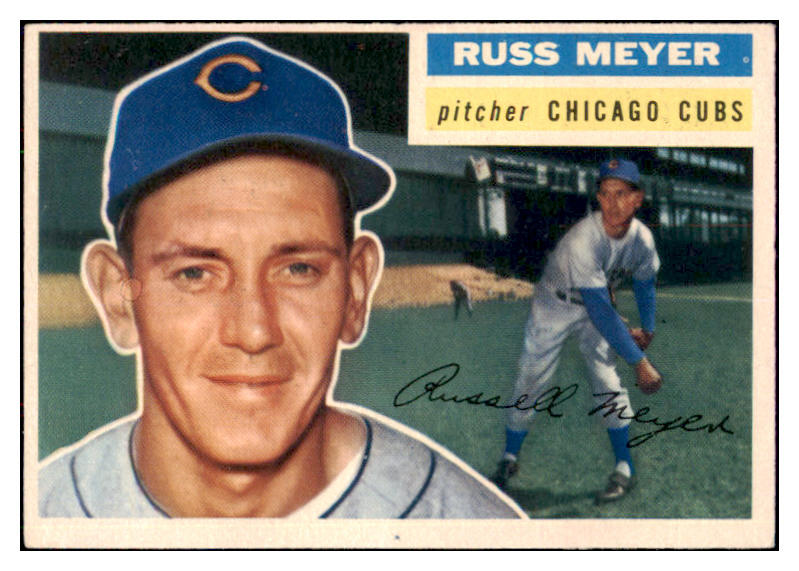 1956 Topps Baseball #227 Russ Meyer Cubs EX-MT 496776