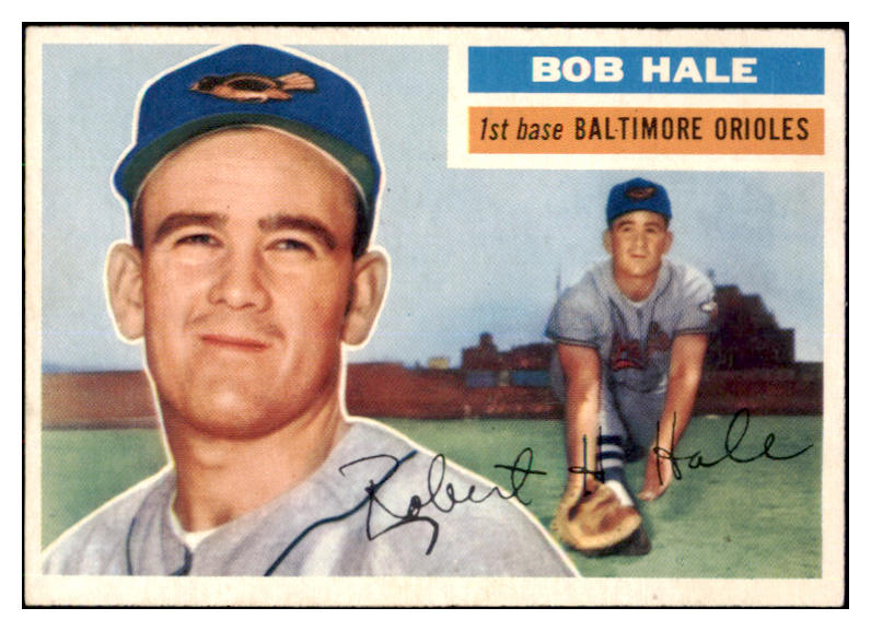 1956 Topps Baseball #231 Bob Hale Orioles NR-MT 496781