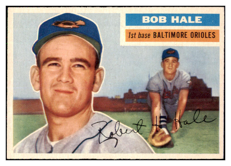 1956 Topps Baseball #231 Bob Hale Orioles NR-MT 496783