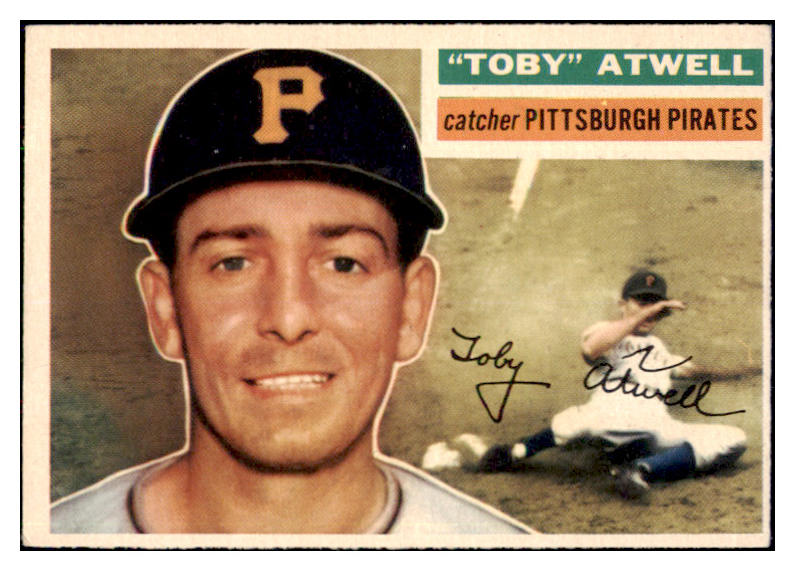 1956 Topps Baseball #232 Toby Atwell Pirates EX-MT 496784