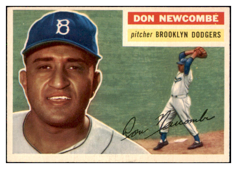 1956 Topps Baseball #235 Don Newcombe Dodgers NR-MT 496788