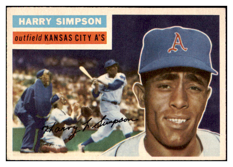 1956 Topps Baseball #239 Harry Simpson A's NR-MT 496793