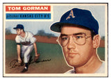 1956 Topps Baseball #246 Tom Gorman A's NR-MT 496799