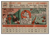 1956 Topps Baseball #247 Bill Sarni Cardinals EX-MT 496801