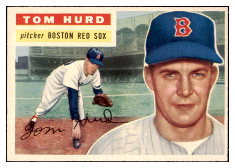 1956 Topps Baseball #256 Tom Hurd Red Sox NR-MT 496812