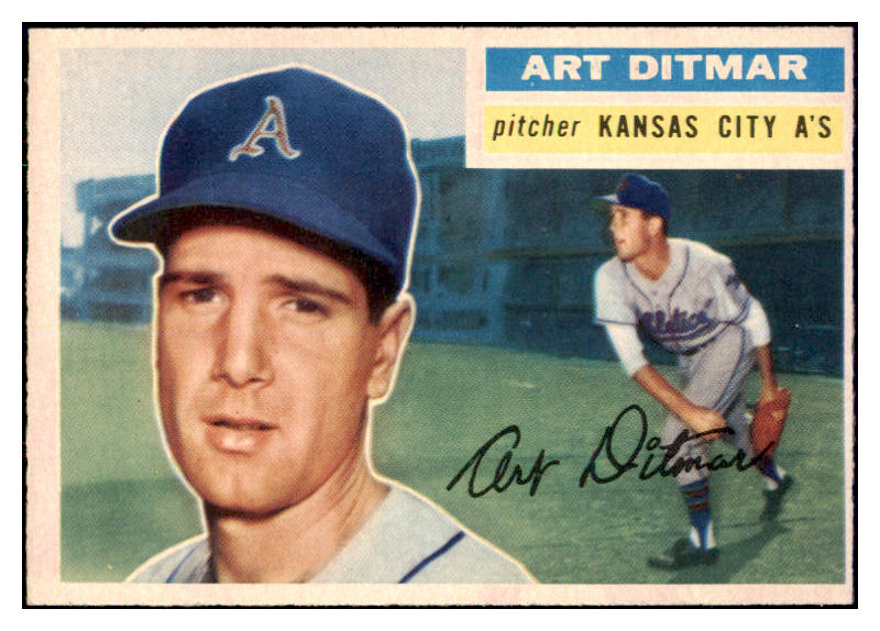 1956 Topps Baseball #258 Art Ditmar A's NR-MT 496814