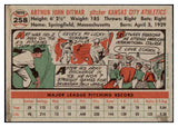 1956 Topps Baseball #258 Art Ditmar A's NR-MT 496815