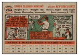 1956 Topps Baseball #264 Ray Monzant Giants NR-MT 496820