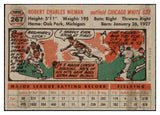 1956 Topps Baseball #267 Bob Nieman White Sox EX-MT 496826