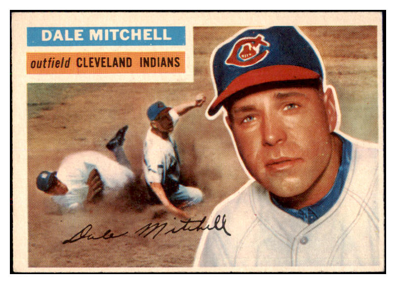1956 Topps Baseball #268 Dale Mitchell Indians EX-MT 496827