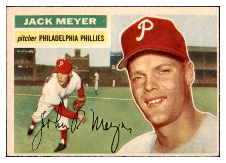 1956 Topps Baseball #269 Jack Meyer Phillies EX-MT 496828