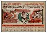 1956 Topps Baseball #269 Jack Meyer Phillies EX-MT 496828