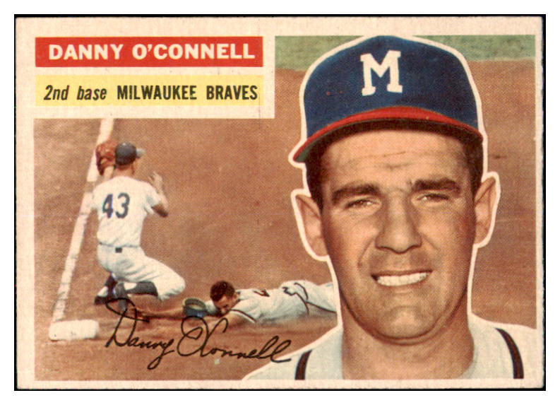 1956 Topps Baseball #272 Danny O'Connell Braves NR-MT 496831