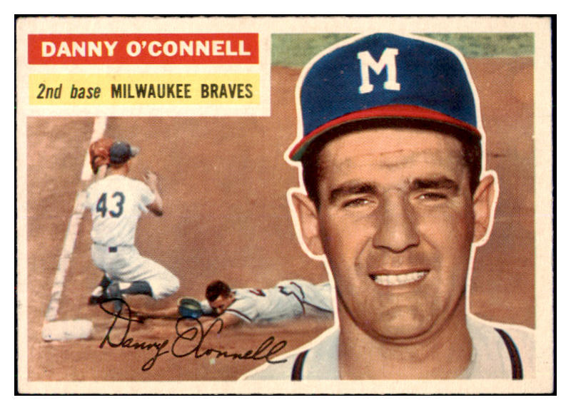 1956 Topps Baseball #272 Danny O'Connell Braves NR-MT 496832