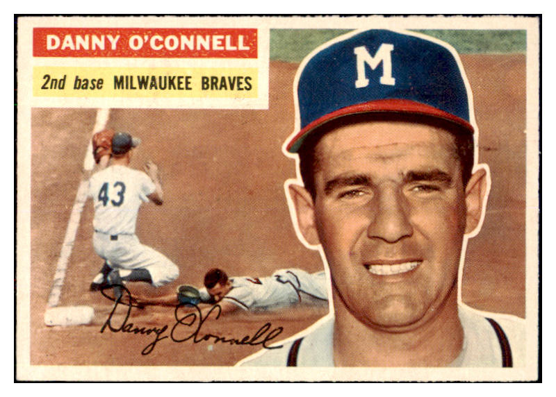 1956 Topps Baseball #272 Danny O'Connell Braves EX-MT 496833