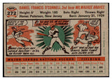 1956 Topps Baseball #272 Danny O'Connell Braves EX-MT 496833