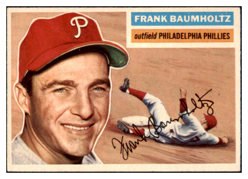 1956 Topps Baseball #274 Frank Baumholtz Phillies NR-MT 496837