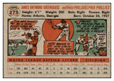 1956 Topps Baseball #275 Jim Greengrass Phillies EX-MT 496839
