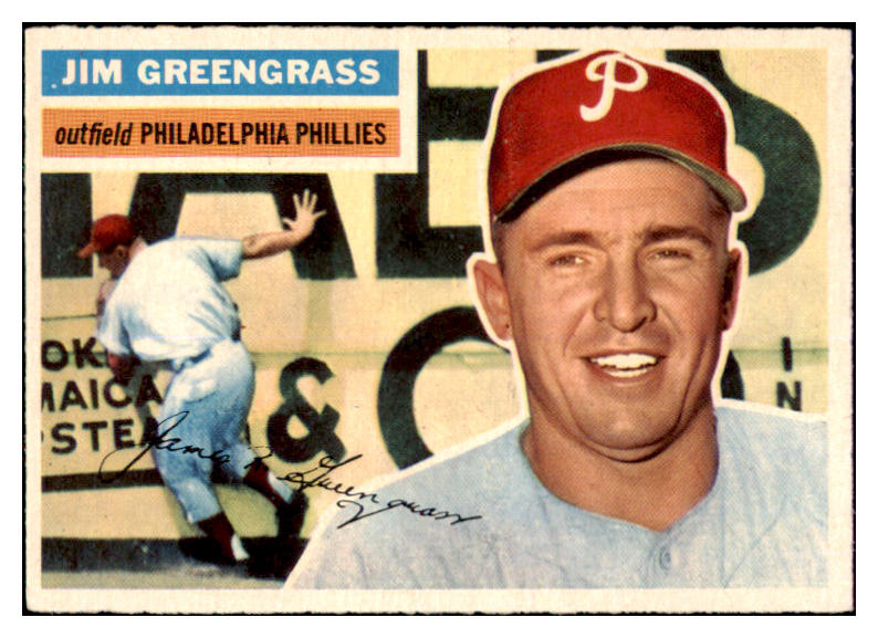 1956 Topps Baseball #275 Jim Greengrass Phillies EX-MT 496840