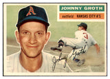 1956 Topps Baseball #279 Johnny Groth A's NR-MT 496847