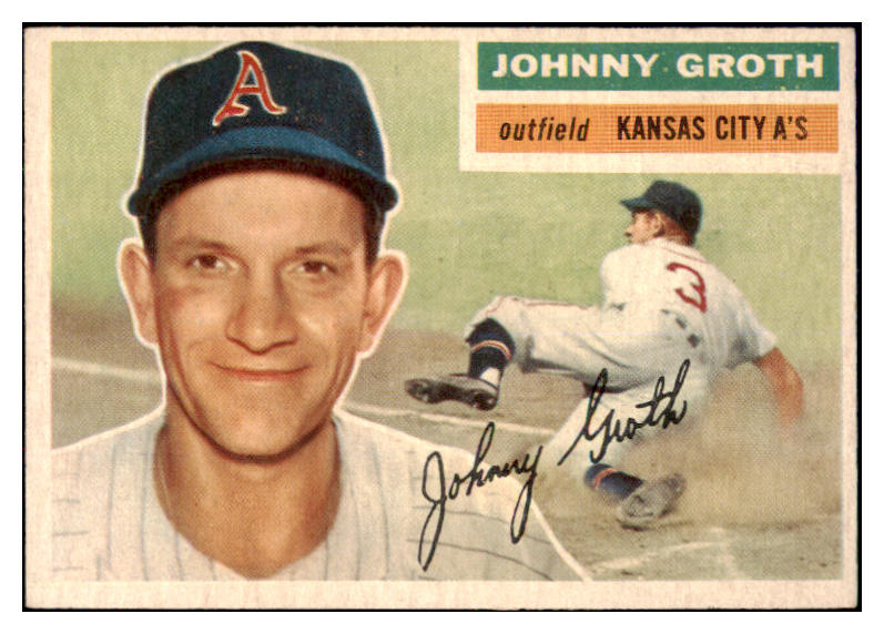 1956 Topps Baseball #279 Johnny Groth A's EX-MT 496848