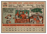 1956 Topps Baseball #279 Johnny Groth A's EX-MT 496848